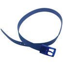 Men's Women's Silicone Belt Rubber Plastic Buckle Plain Leather Style Adjus N2K2
