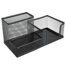 Metal Pen Holder Desk Pencils Organiser Container Stationery Office School Home