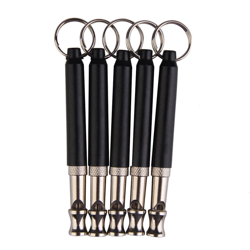 SN9F Two-tone Ultrasonic Flute Dog Whistle Keychain for Pet Training