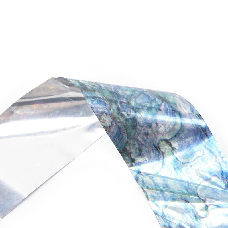 16Pcs/Set Holographic Nail Transfer Stickers Gradient  Nail FoilsDIYTip tdJ Gw