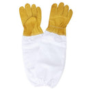 50cm Protective Beekeeping Bee Keeping Vented Long Sleeves Gloves Goat skin â„–[