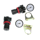 2x PRO Pneumatic Regulator And Mini Air Filter Oil
