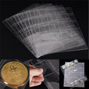 1 Page 20 Pockets Plastic Coin Holders Storage Collection Money Album Case ~ï¼ˆ