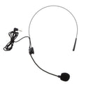 Back Electret Unidirectional Headband Microphone With Plug With Flexion Jac Q4M7