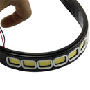 2pcs 20W Waterproof Car LJD 12V Daytime Running Light DRL Fog COB Strip Lamp J,a