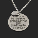 Hot New The love between a grandmother and granddaughter is forever Necklace