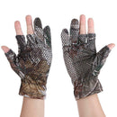 Winter Unisex Outdoor Fishing Full/2 Half Finger Anti Slip Gel Sport Gloves