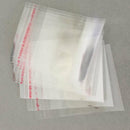 200pcs Durable Resealable Self Adhesive Clear Seal Plastic Packing Bag 5x7cm