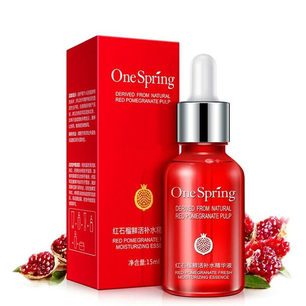 One Spring Red Pomegranate Hydrating Essence Liquid Moisturizing Nourishing R1H5