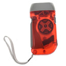 RED 3 LED Hand Press No Battery Wind up Crank Camping Outdoor Flashlight Li