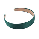 Solid Color Hair Hoops Simple Headband Women Girl Wide Hairband (Lake Blue) A