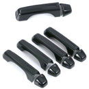 New Carbon Fiber Look Door Handle Cover Trim 10Pcs For Jeep Wrangler Jl 201 W1C1