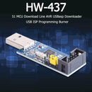 USB ISP ASP Programmer USBASP USBISP for 51 AVR Series MCU Microcontroller Board