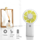 4000Mah Rechargeable Usb Handheld Mini Fan Silent Air Cooler Portable Desk