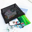 3pcs Cosmetic Bag Travel Fashion Black Toiletry Makeup Organizer Bags Case Po-OZ