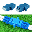 Fiber Optical Cable Adapter Flange Coupler LC-LC Duplex Singlemode  X2