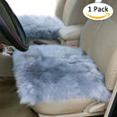 Luxury Faux Breathable Pelt Sheepskin Wool Car Seat Covers Chair Cushion Mat Pad