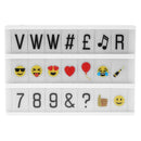 A6 LED USB Magnetic Light Box Night Lamp DIY Letters Number Combination Set