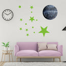 Star Moon Luminous Wall Stickers Kids Room Fluorescent Ceiling Decals (A) A