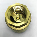 Full Brass Double Inner Wire Vertical Check Valve One Way Check Valve DN20