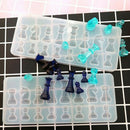 Chess Set Silicone Mold Jewelry Making Epoxy Mould Handmade Crafting Tool Deluxe