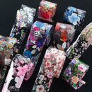 Flower Transfer Manicure Decor Nail Foil Nail Art DIY Stickers Holographic  Top