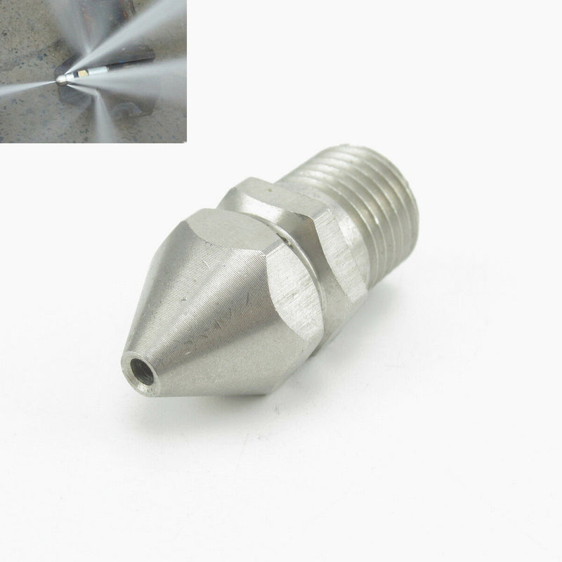 4 Jet 1/4''M 4.5 Pressure Washer Drain Sewer Cleaning Pipe Jetter Spray Nozzle