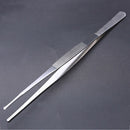 Stainless Steel Straight and Curved Nippers Tweezers Feeding Tongs for Rept E6B2