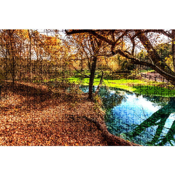 1000 Pieces DIY Paper Jigsaw Puzzle Narrow Creeks Landscape Picture Decor