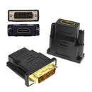 HDMI Male To DVI-I (24+5) Female Cable Video Adapter For HDTV PC LCD DVD