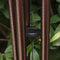 5 Tubes Wood Metal Aluminum Wind Bell Chimes Hanging Home Decoration Crafts Wind