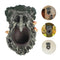 Tree Face Wild Bird Feeder Big MouthWhimsical Sculpture Outdoor Decor Statue
