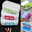 6 Day Holder Weekly Medicine Storage Organizer Case Container Tablet Pill Box MO
