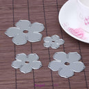 4pcs Metal Flowers DIY Cutting Dies Die Cut Stencil Decorative Scrapbooking