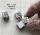 1pc 99.95% 10.3g Molybdenum Mo Carved Element Periodic Table 10mm Cube