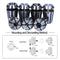 7Pcs 1-7mm ER11 Collet Chuck Tool Bits Holder Spring Collet for CNC Engravi