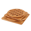 Bamboo Trivet, Home Kitchen Bamboo Hot Pads Trivet, Heat Resistant Pads Tea