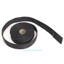 Car Motorcycle 5m Wrap Incombustible Turbo Pipe Exhaust Heat Insulated + 4 Ties
