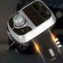 Bluetooth Dual USB Fast Car Charger Kit FM Transmitter Adapter Radio Hands- B9B2