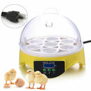 Mini 7 Egg Incubator Poultry Incubator Brooder Digital Temperature Hatchery