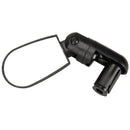 Adjustable rear bar end mirror glass for bicycle handlebar black R4H7