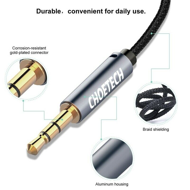 Choetech Audio Extension Cord Headphones 2M Stereo 3.5Mm Jack Male To Femal A6A8