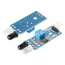 5 x obstacle avoid infrared IR photoelectric reflection Sensor module