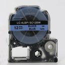6Pcs ST12KW SS12KW Combo Set 12Mm Cassette Refills for Epson LabelWorks LC- P6D7