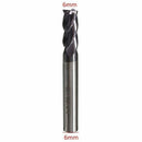 Carbide 4 Flute CNC End Mill Milling Cutter Tungsten Steel Slot Drill, 6mm