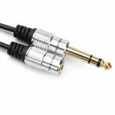 1/4 inch to 3.5mm Stereo Adapter Cable 6.35mm TRS Male to 3.5mm Female Quar