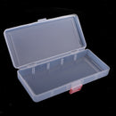 Rectangle Plastic Clear Box and Storage Case for Small Parts, Hardware and