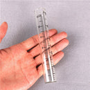 22*140mm Glass Rain Gauge Replacement Tube Outdoor Home Garden Yard Supplies MO