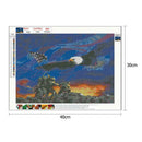 5D DIY Full Drill Diamond Painting Flying Eagle Cross Stitch Embroidery Kit