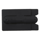 10Pcs 2in1 Silicone Cell Phone Adhesive Holder Credit Card Pouch Stand Black